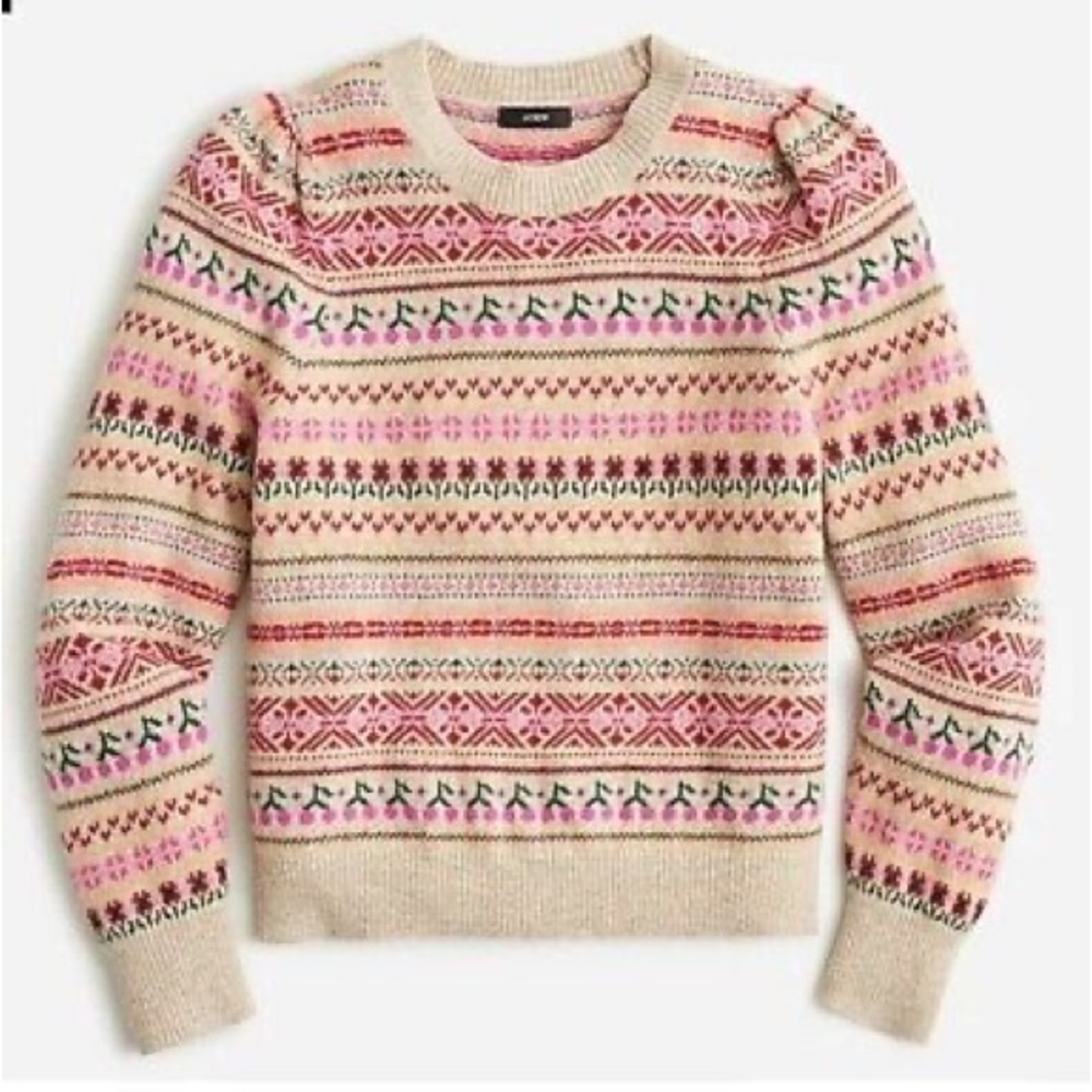 J.Crew fair aisle sweater